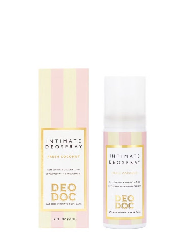DeoDoc Intimate Deospray Fresh Coconut - Image 1