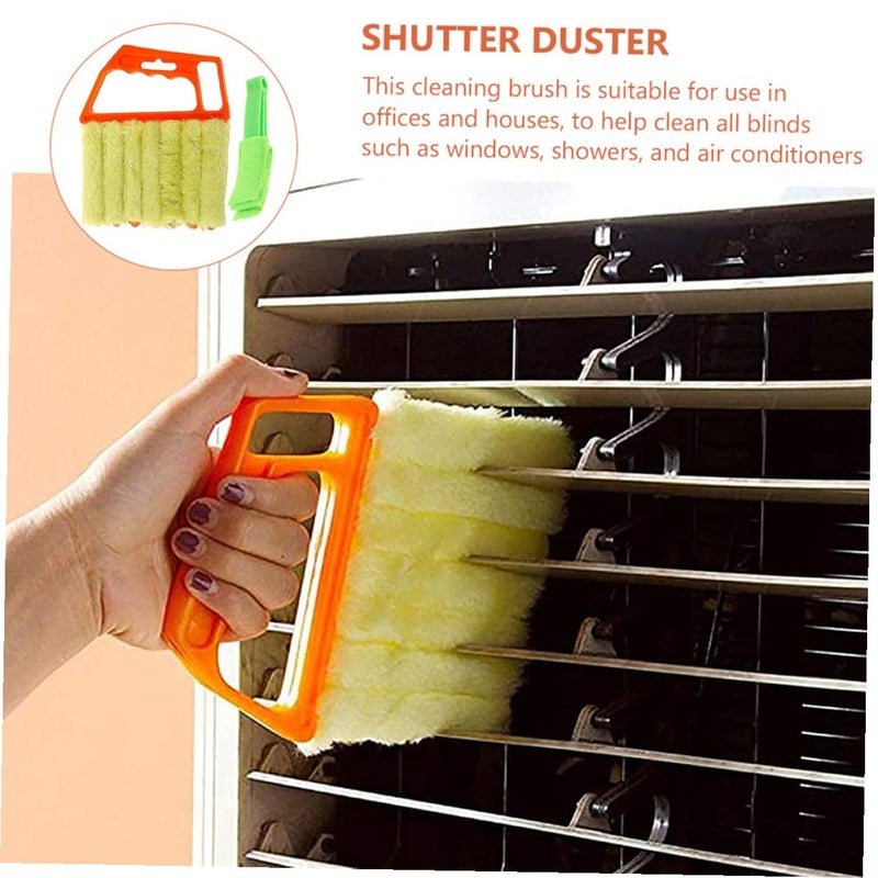 7 Tooth and 3 Tooth Blinds Cleaning Brush Set for Window Shutters and Air Conditioner Vents - Image 5