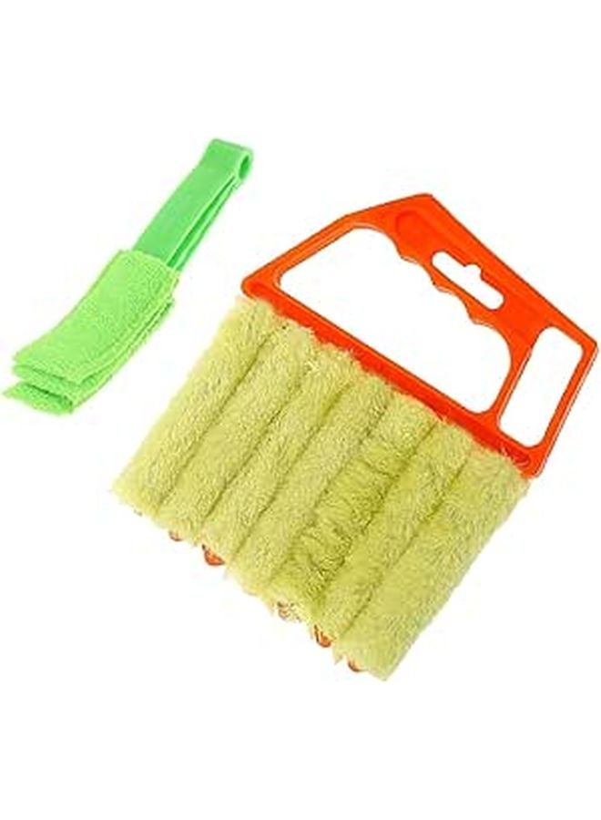 7 Tooth and 3 Tooth Blinds Cleaning Brush Set for Window Shutters and Air Conditioner Vents - Image 1