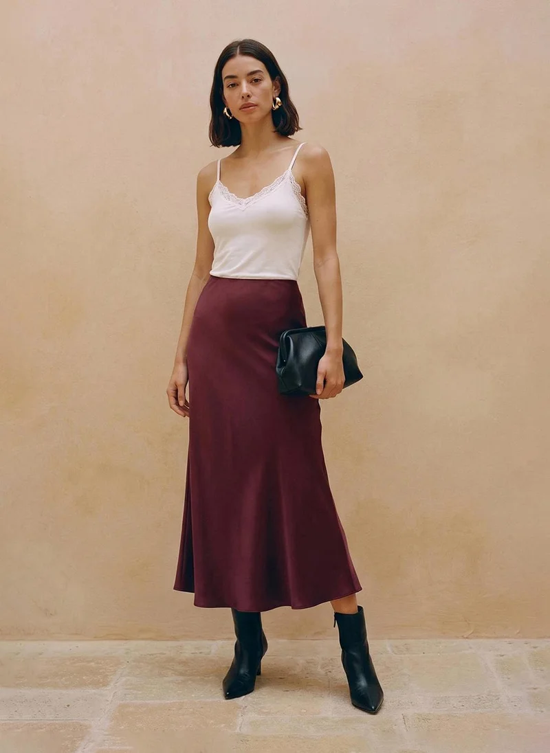 فيرو مودا Women's VMMERLE Ankle Skirt Woven Noos