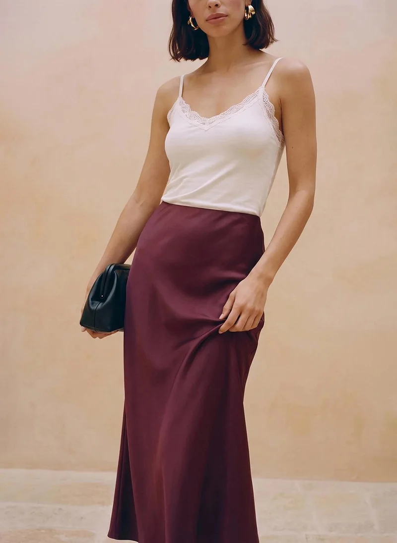 فيرو مودا Women's VMMERLE Ankle Skirt Woven Noos