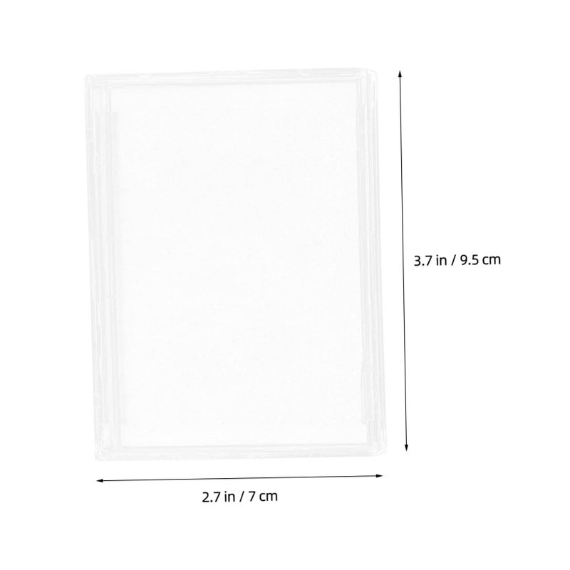 TEHAUX 20 Pcs Transparent Acrylic Card Holder Case Hard Protective Display for Business Cards Game and Reusable Storage 9 50 X 7 00 X 0 50 CM - Image 3