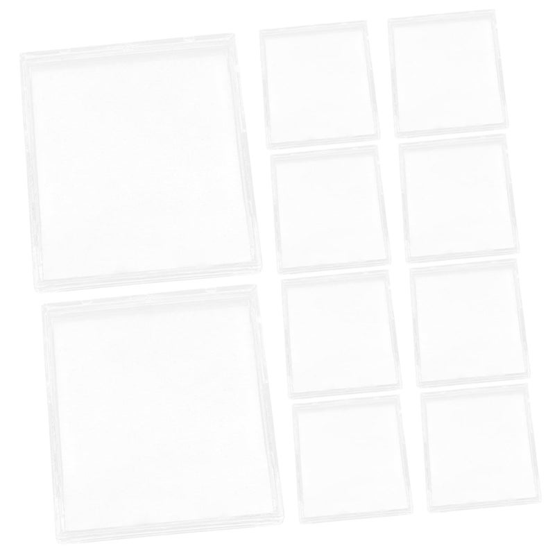 TEHAUX 20 Pcs Transparent Acrylic Card Holder Case Hard Protective Display for Business Cards Game and Reusable Storage 9 50 X 7 00 X 0 50 CM - Image 5