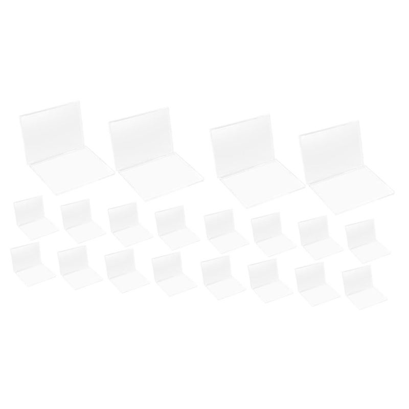 TEHAUX 20 Pcs Transparent Acrylic Card Holder Case Hard Protective Display for Business Cards Game and Reusable Storage 9 50 X 7 00 X 0 50 CM - Image 2