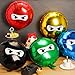 Hungdao 12 Pcs 18 Inches Ninja Balloons Colorful Ninja Theme Party Supplies Aluminum Film Balloon Birthday Party Favors - Image 4