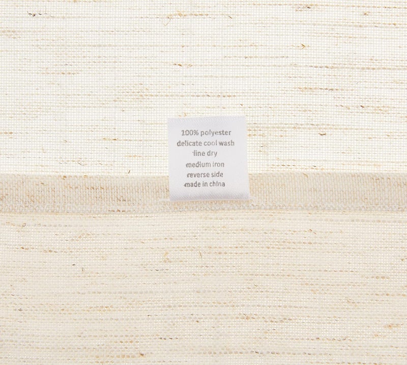 SARO LIFESTYLE 1710N20S Embroidered Christmas Tree Design Linen Blend Napkin  Set of 4 Natural 20 - Image 3