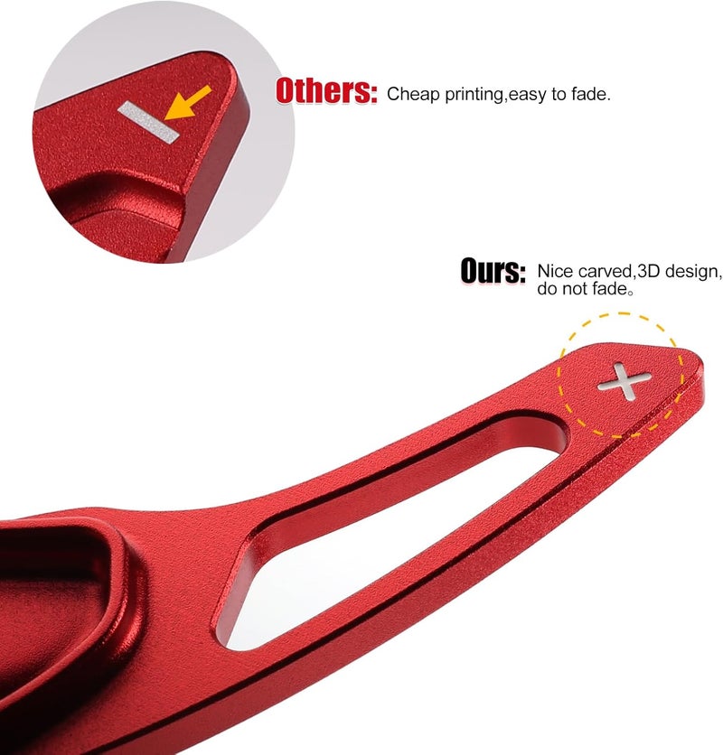 Thenice مبدلات السرعة من سبائك الألمنيوم Thenice لهوندا سيفيك وأكورد وCR-V (أحمر) - Image 5