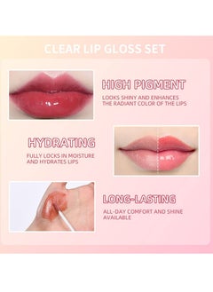 6pcs Set Clear Lip Gloss Lipstick Long Lasting Makeup Non Stick and Non Fading Moisturizing Non sticky Lip Makeup Moisturizing Clear and Color Cute Lip Gloss Liquid Lipstick Set 02 - pzsku/ZE9DAF2FAE5AF591C194BZ/45/_/1700724465/d65a44a6-4d76-4980-992a-a3e06a94389c