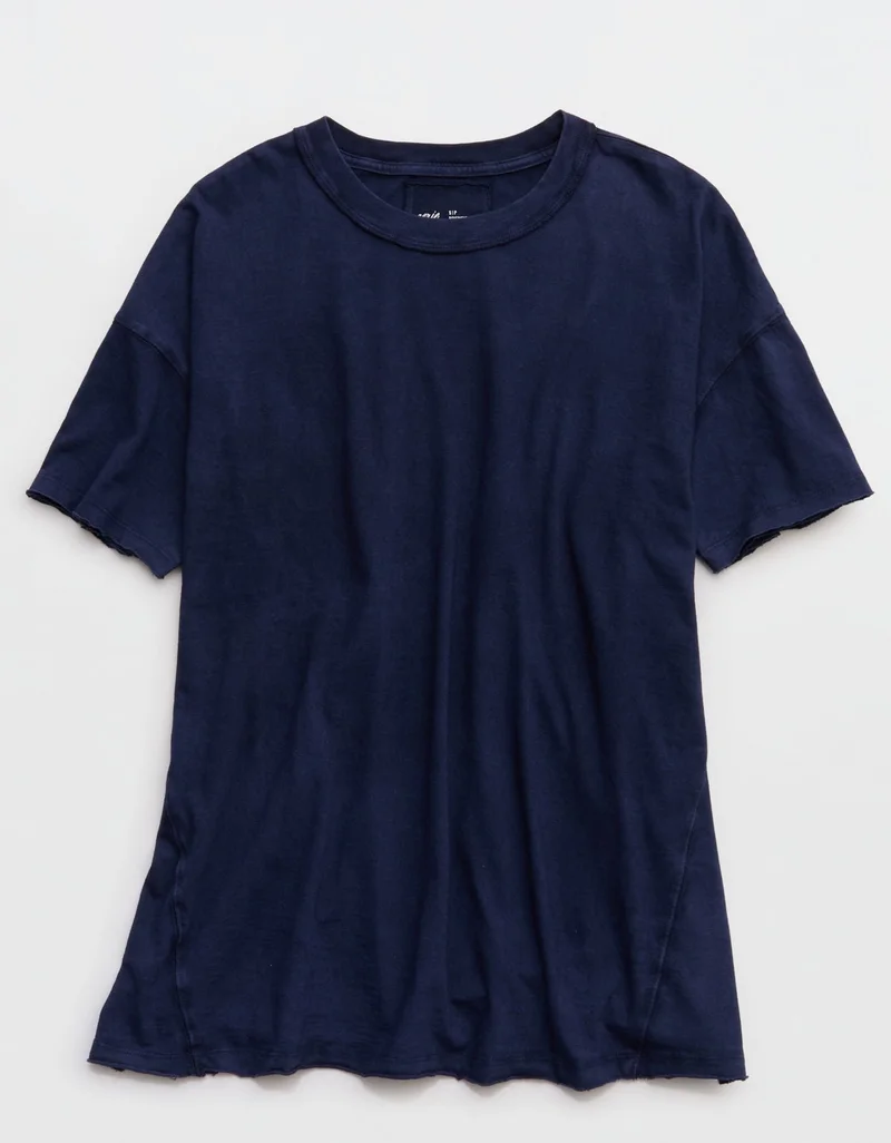 Aerie  Aerie Oversized Crew Boyfriend T-Shirt for Women | Best Price UAE