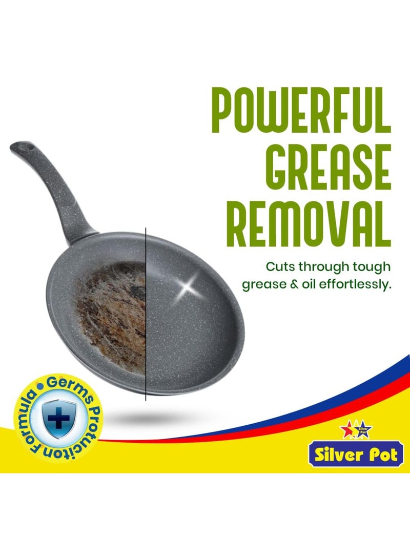 Silver Pot Green Apple Dishwashing Liquid 5L - Image 4