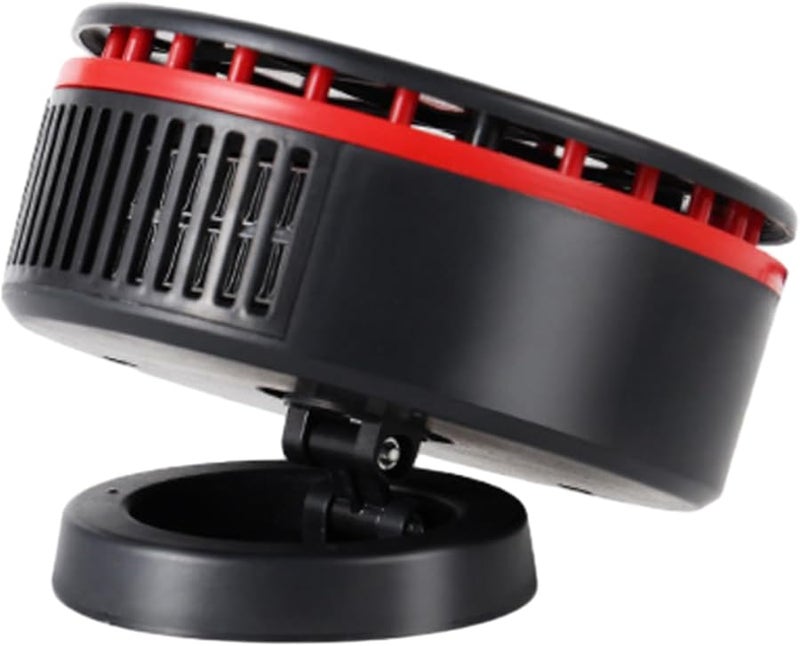 سخان السيارة الأحمر مع مروحة مزيل الضباب مع وظيفة التبريد، مزيل الصقيع، مزيل الضباب، مجفف قابل للتعديل - Image 5