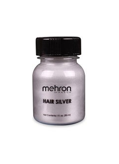 mehron Makeup Hair Silver With Brush (1 Ounce)  - Image 2