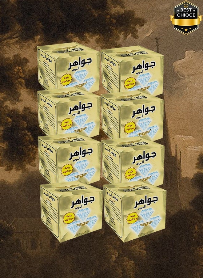 جواهر الريم 8 قطع حلاوة مزيلة للشعر بجوز الهند 500 جرام - Image 1