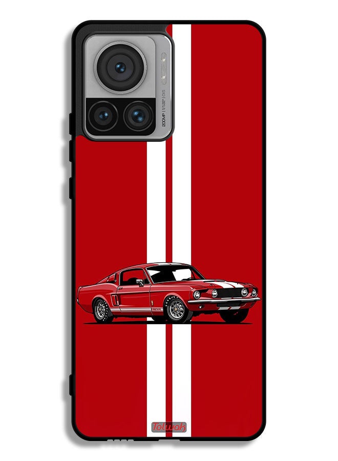 Tolwak Motorola Edge 30 Ultra Protective Case Cover Vintage Car Abstract Art - Image 1