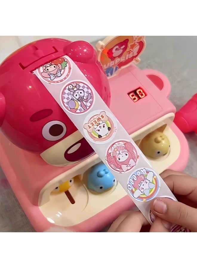 2025 Year Gift Girls Toys Year Educational Children's Birthday Suitable For 3 To 6 Years Old New-Color:[same Day Delivery✅Brown] Electric Whack-a-mole·with Reward Stickers  - Image 2