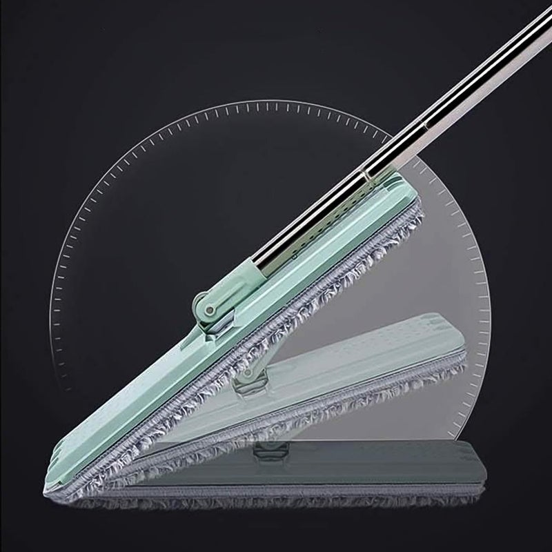 Oblivion 2in1 Scratch Cleaning Mop SelfCleaning Flat HandsFree WashDry Mop with Scrubber EasyClean System Microfiber Pads Lightweight Handle for QuickDry Durable Cleaning - Image 5