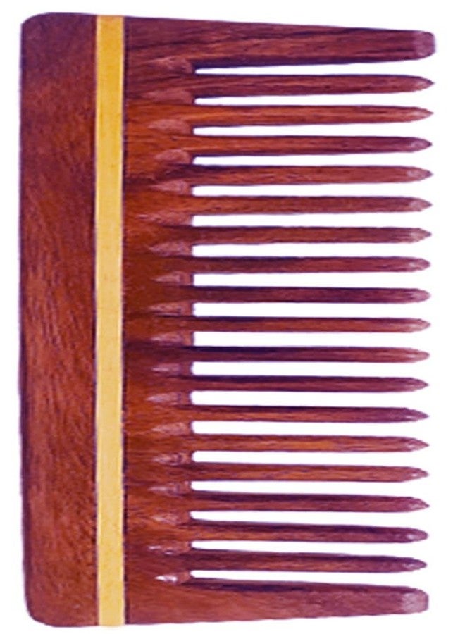 Rufiys Wide Tooth Neem Wooden Comb for Hair Growth Women & Men (Small Wide Tooth) - Image 4