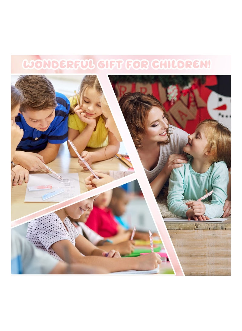 12 Kawaii Peach Mechanical Pencils Set - 6 Adorable Erasers & 12 HB Refills for Students, Artists & Architects (0.5mm) - Ideal for Drawing & Sketching - Image 5