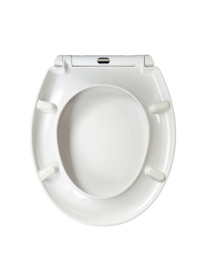 HoneyBee High-Quality and Durable UF OBF Toilet Seat Cover White 493 x 75 x 393 cm LPU-002 - Image 2