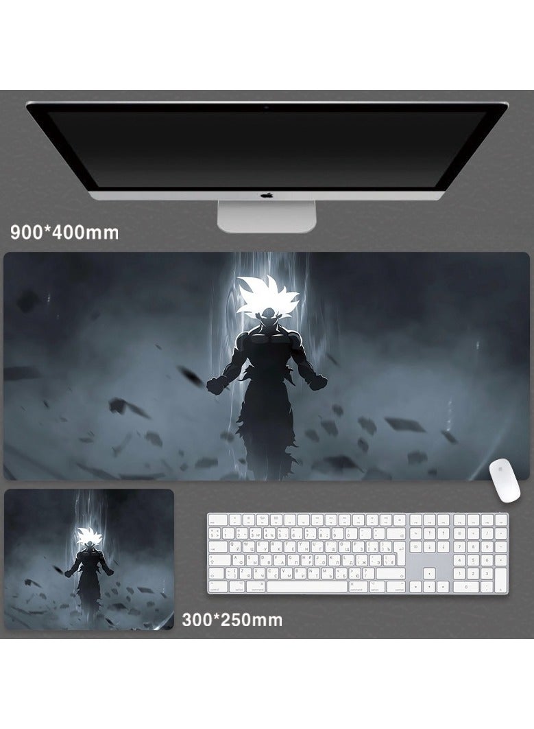 KUYING Dragon Ball Super Large Gaming Computer Keyboard and Mouse Pad 