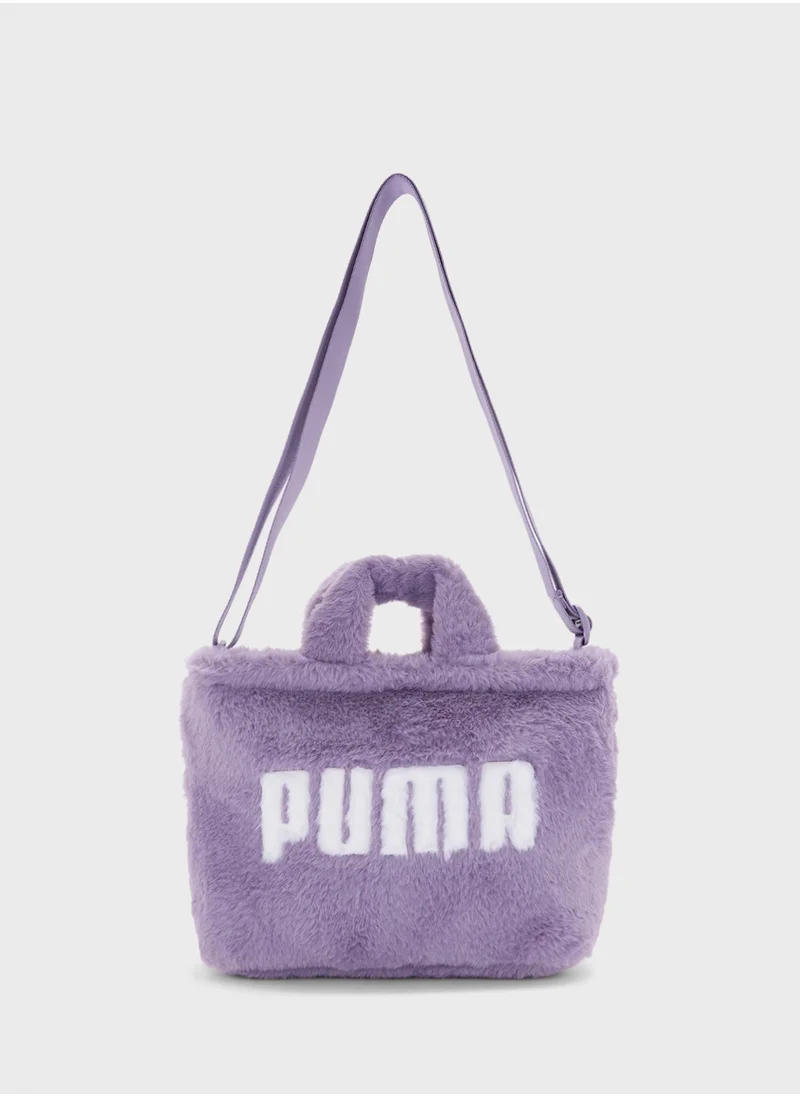 PUMA Core Fur Mini Tote Bag