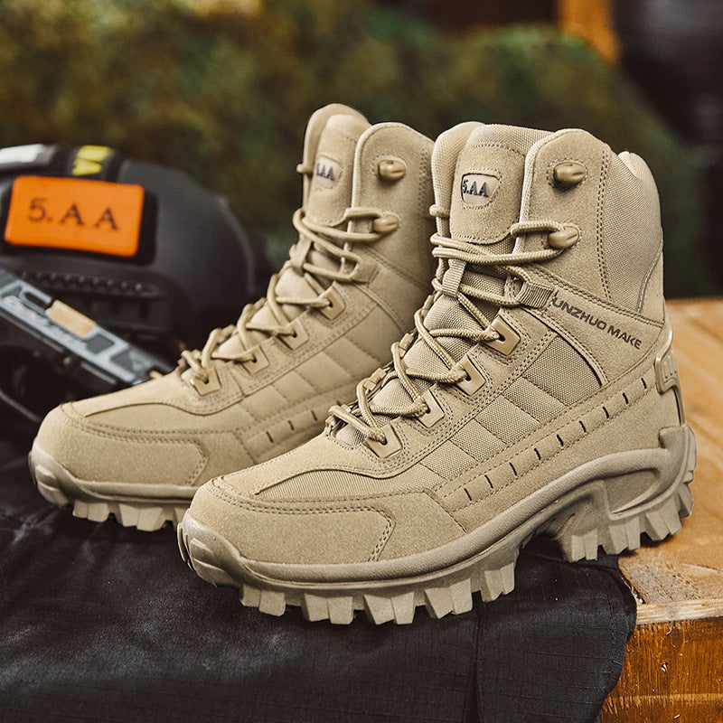2023 Mens High-Top Outdoor Hiking Shoes Size B21 B21 Brown probe  - Image 3
