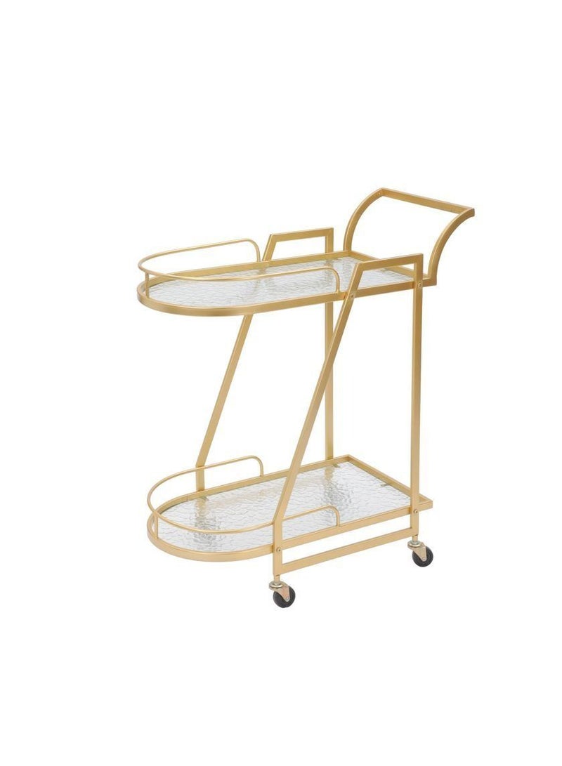 سحابة عربة تقديم زجاج دورين