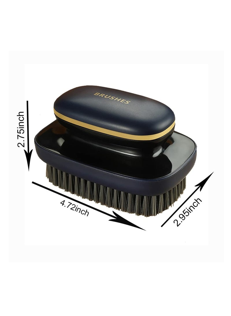 SYOSI Scrub Brush, Laundry Brush Household Cleaning Brushes Shoes Scrubbing for Stains, Arc Grip Handle, Cleaning Brush for Shower, Bathroom, Carpet, Kitchen and Bathtub Scrubber (Navy Blue) - Image 4