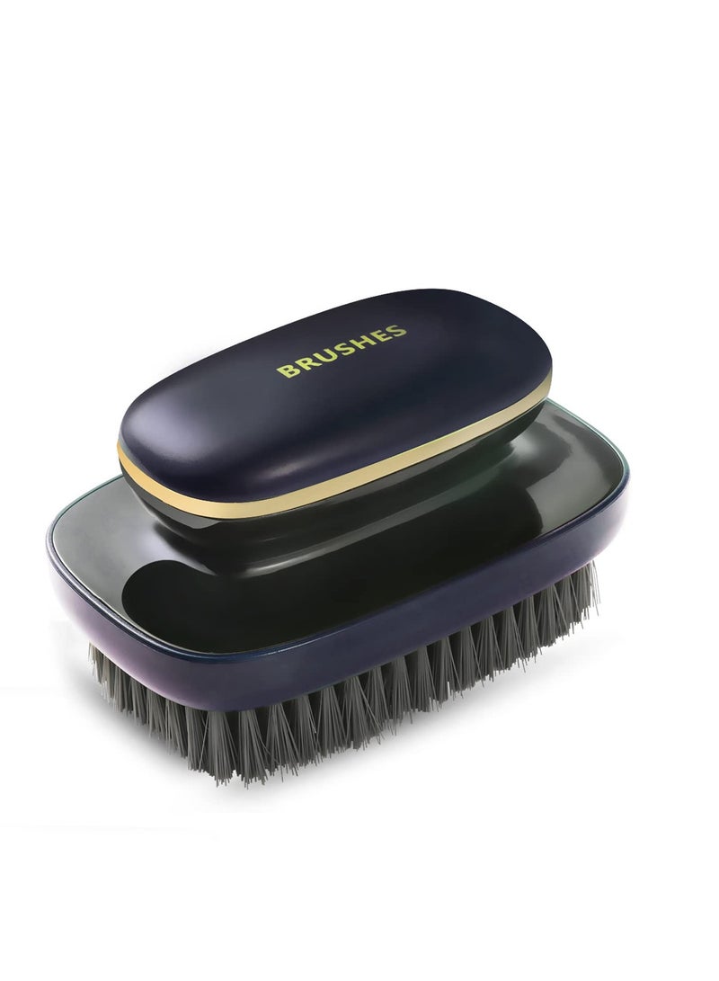 SYOSI Scrub Brush, Laundry Brush Household Cleaning Brushes Shoes Scrubbing for Stains, Arc Grip Handle, Cleaning Brush for Shower, Bathroom, Carpet, Kitchen and Bathtub Scrubber (Navy Blue) - Image 1