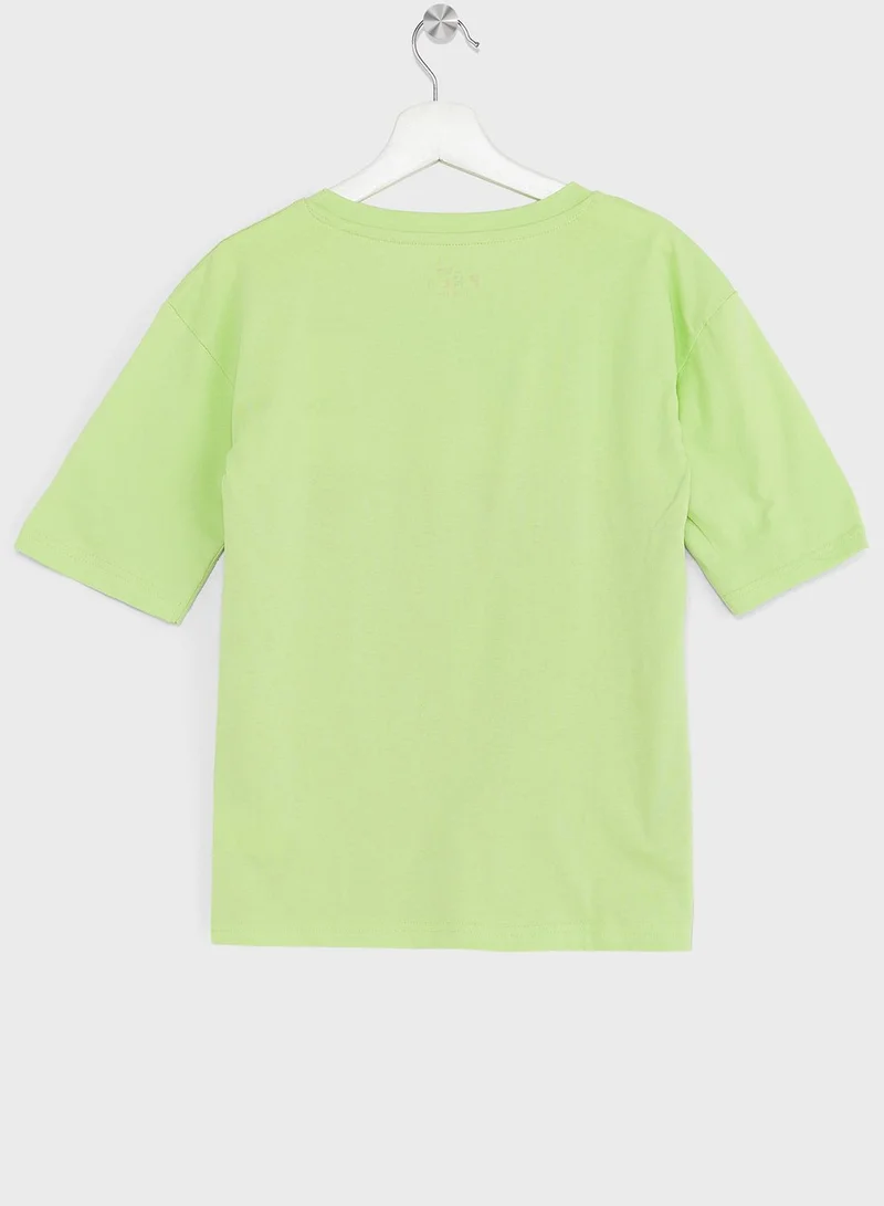 Pinata Casual T-Shirt & Joggers Set For Girls