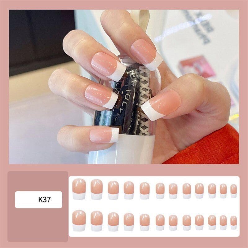 FASHIONHARBOUR Fashionharbour 24 Reusable Artificial Fake Nail Set Lightweight Long Lasting Easy To Use Quick Fix For Festivals Special Occasions - Image 3