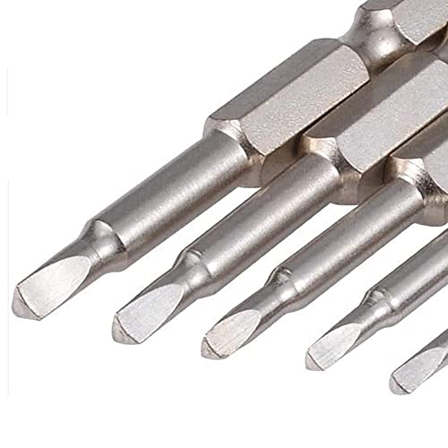 Fixinus 5 Pieces Magnetic Triangle Screwdriver Bits Set, 1/4 Inch Hex 1.8/2.0/2.3/2.7/3.0 Triangle Screwdriver Bits S2 Steel Triangle Drill, 50 mm Length - Image 5