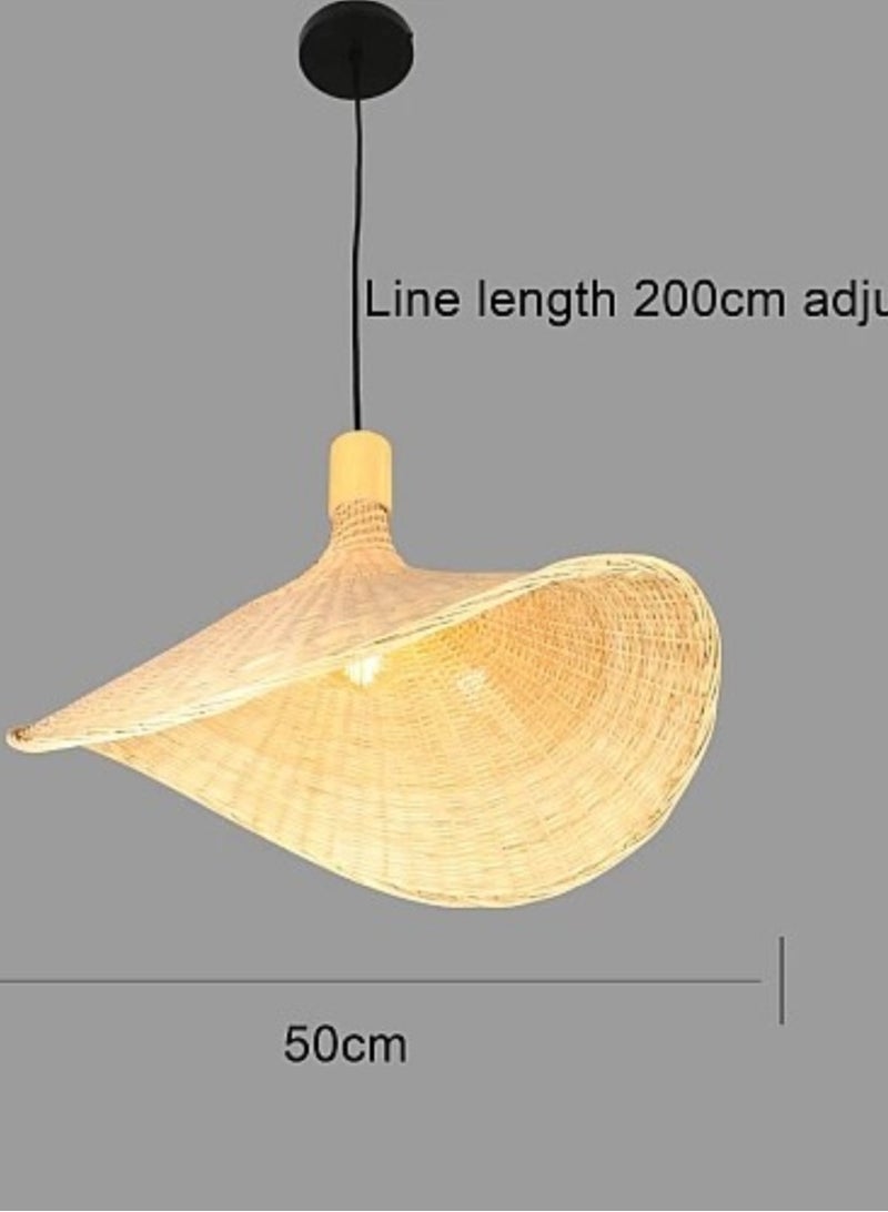 علاقي مفرد بتصميم قش حديث وعصري E27 قطر 50 سم  - Image 3