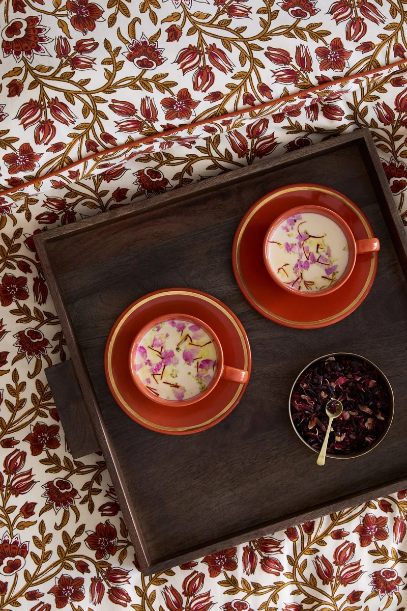 H&M 2-pack cappuccino cup and saucer