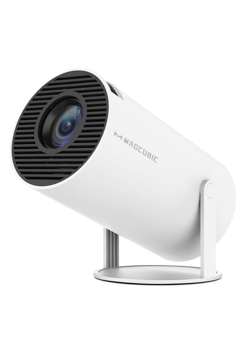 MAGCUBIC Magcubic Mini Portable Projector 5G Wifi 6 Bluetooth 5.0 Android 11, 4K Video Support, 200" Projection, 8000 Lumens, Auto Focus & Keystone Correction, Built-in Screen Mirroring  - Image 1