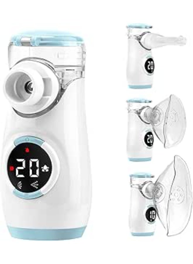 Portable Mesh Nebulizer with Digital Display – Easy-to-Use Inhaler for Kids & Adults, Home and Travel Use - Image 1