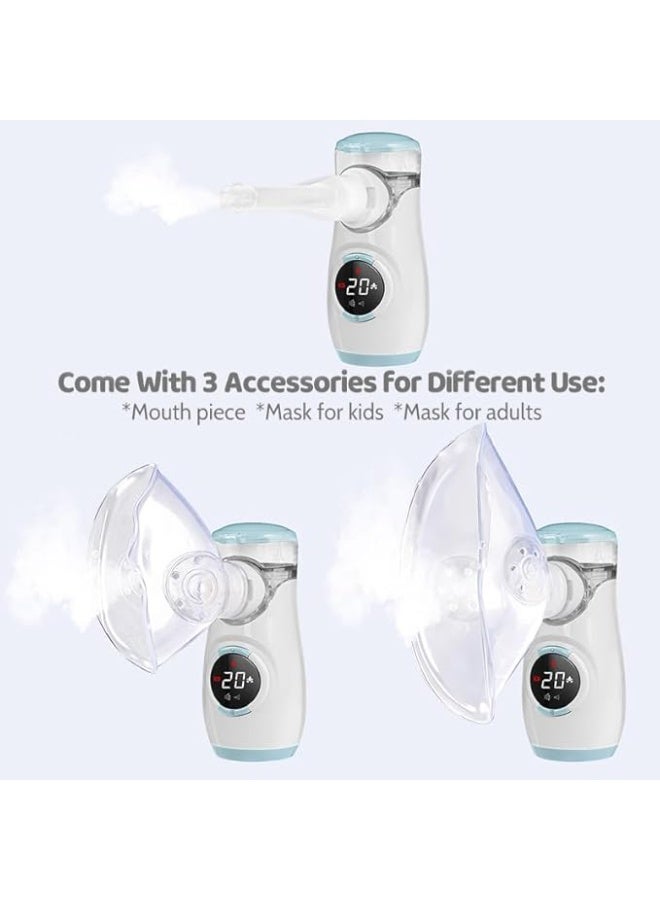 Portable Mesh Nebulizer with Digital Display – Easy-to-Use Inhaler for Kids & Adults, Home and Travel Use - Image 3