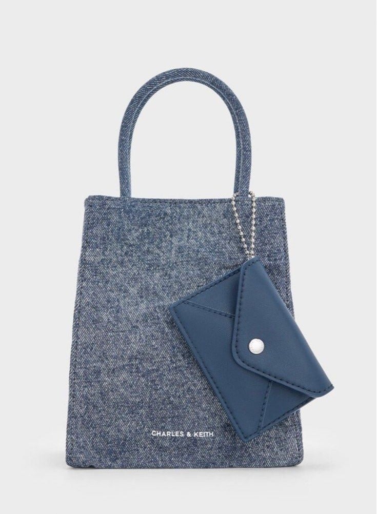 تشارلز & كيث حقيبة توت ماتينا كبيرة بتأثير تجعد - Image 1