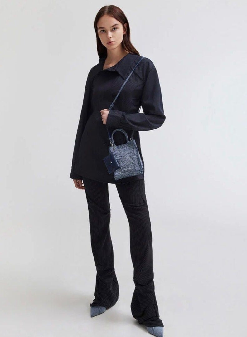 تشارلز & كيث حقيبة توت ماتينا كبيرة بتأثير تجعد - Image 2