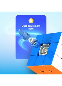 كوبليلو Drift 3M Plus V2 3X3 (مغناطيسي) (إصدار جديد مطور 2024) | يعتمد على Moyu Rs3M V5 | نظام تعديل مزدوج | مكعب السرعة للأطفال والكبار | لعبة العصف الذهني Magic Speedy Stress Buster  - Image 2