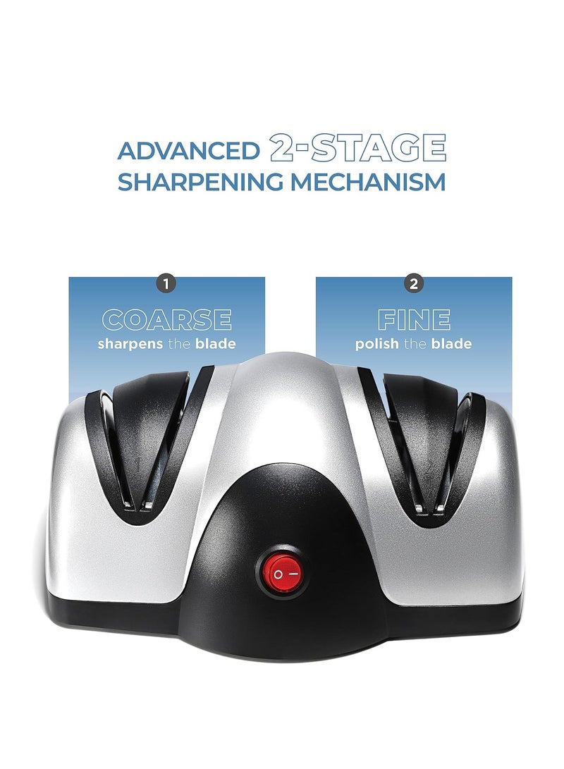 2-eye electric sharpener makes knives sharp and strong - Image 4