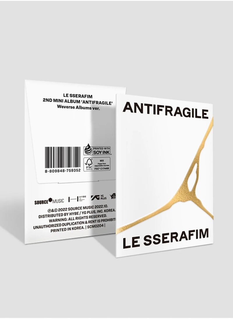 Le Sserafim  2nd Mini Album Antifragile Weverse Smart Album including Card holder Photocard QR card User guide Tracking Sealed - pzsku/ZE9DC0B9B6107553C600AZ/45/_/1680845669/0b96ebdf-f67a-4229-b3d1-c7745b2c86bc