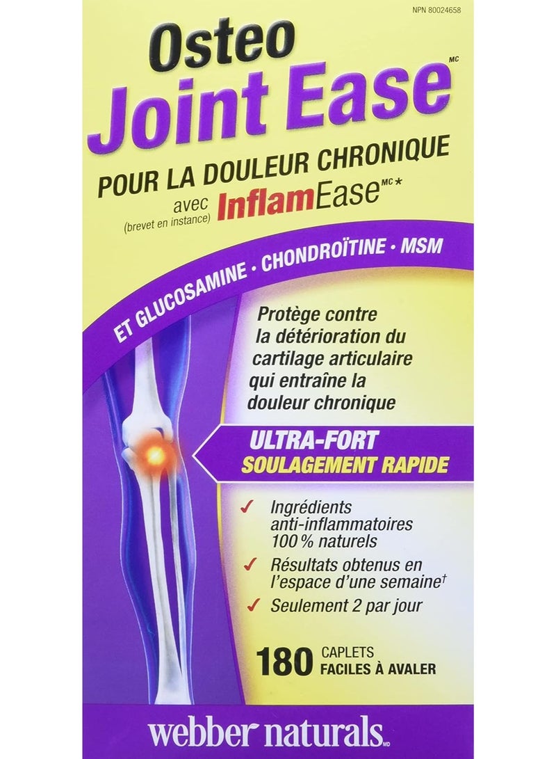 Webber Naturals Osteo Joint Ease 180 caplets - Image 5