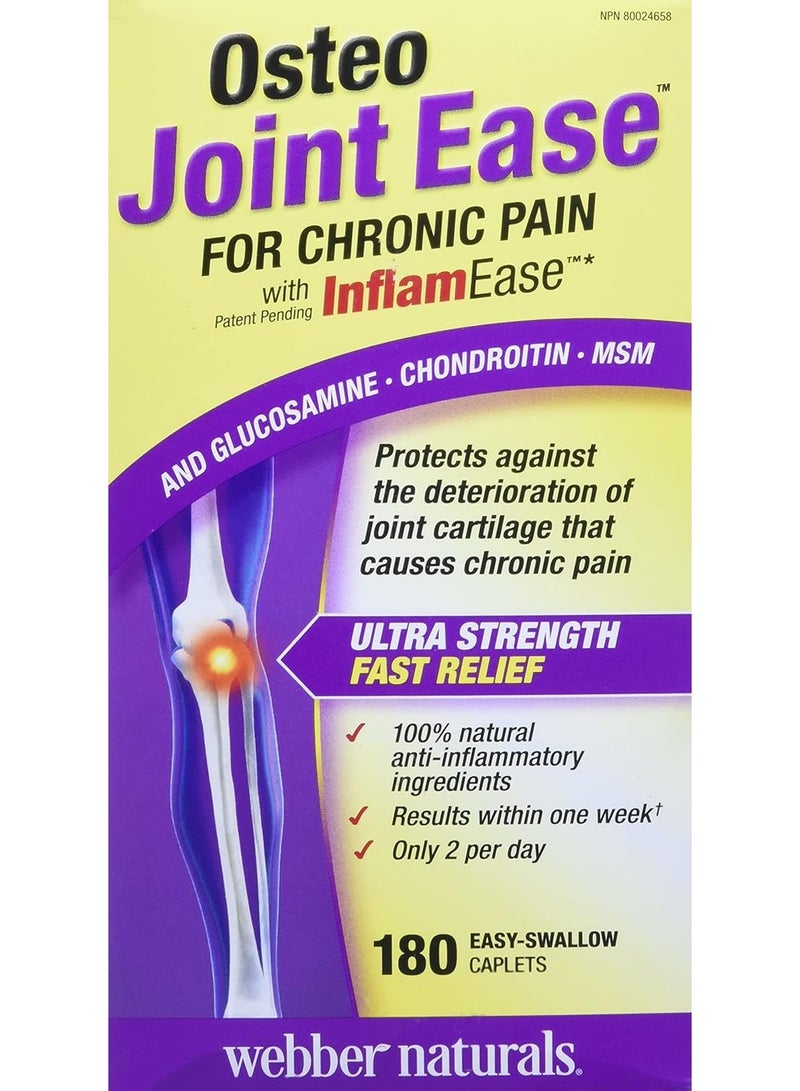 Webber Naturals Osteo Joint Ease 180 caplets - Image 1