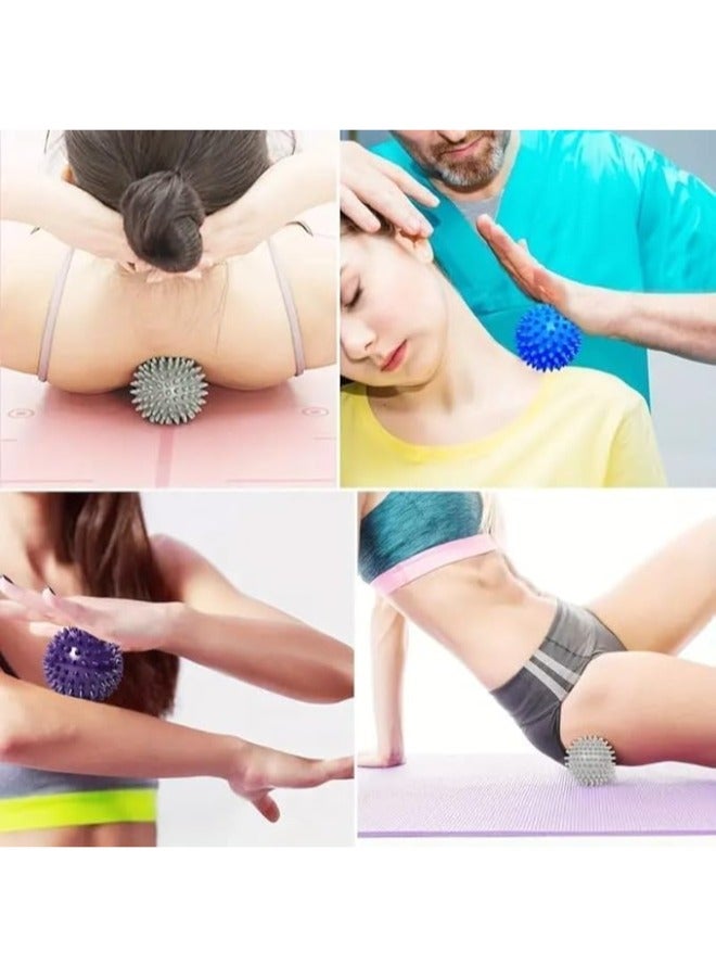 كرة تدليك بريميوم للمساج و الام العضلات ، كرات شائكة، لتخفيف التوتر، النيص الحسية (متعدد الالوان ) - Image 2