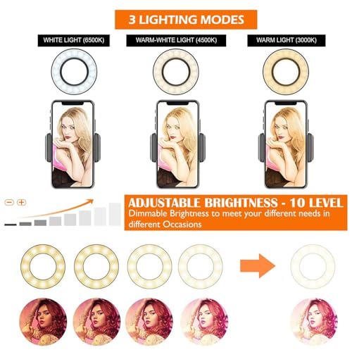 Boltove Ultimate Selfie Ring Light with Adjustable Phone Holder – Professional Quality LED Light for Perfect Photos and Videos, Ideal for Content Creators, Vloggers, and Influencers - Image 2