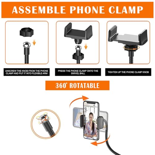 Boltove Ultimate Selfie Ring Light with Adjustable Phone Holder – Professional Quality LED Light for Perfect Photos and Videos, Ideal for Content Creators, Vloggers, and Influencers - Image 5