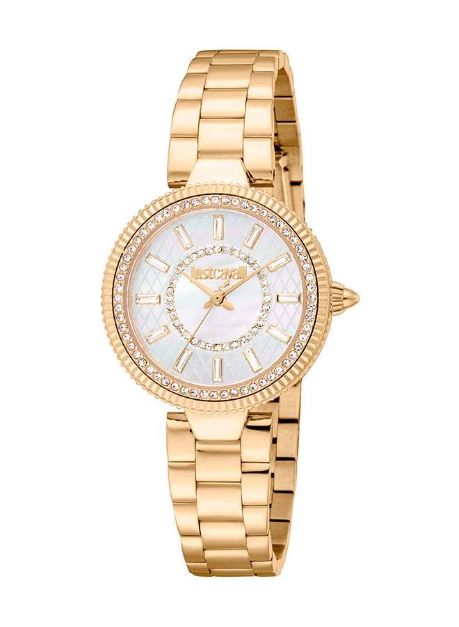 Just Cavalli جست كافالي ليدي أوستناتيوس JC1L308M0045 - ساعة كوارتز أنثوية من الفولاذ المقاوم للصدأ 3 عقارب - Image 1