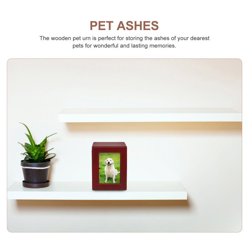 Dog Cremation Ashes Cinerary Casket Pet Bone Ashes Container Memorial Urn - Image 3