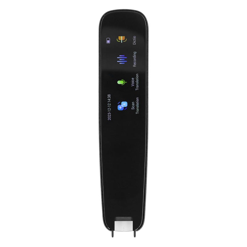 Black Language Translator Pen Touch Button Support 12 Languages High Speed Accuracy - Image 2